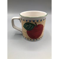 Schöne Tienshan Steingut Red Apple Kaffeetasse Becher von PIQUINStore