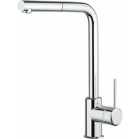 Piralla - Chromfarbener Spültischmischer mit ausziehbarer Dusche Lion 0LI00103A21 Chrom von PIRALLA