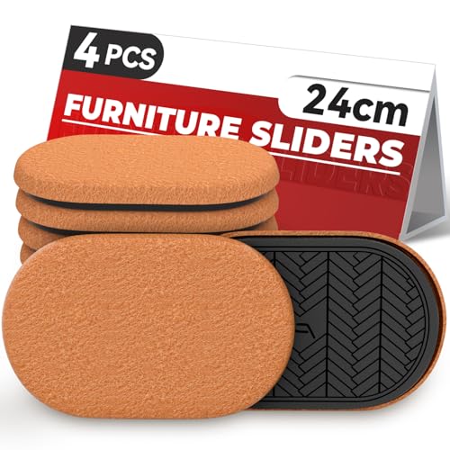 Filz Möbelgleiter für Hartholzböden, Möbelgleiter für Schwere Möbel, 4 Stück -24cm x 14cm Super Filzgleiter für Möbel, Furniture Sliders, Bewegen Sie Ihre Möbel Einfach & Sicher Filz Möbelgleiter für Hartholzböden, Möbelgleiter für Schwere Möbel, 4 Stück -24cm x 14cm Super Filzgleiter für Möbel, Furniture Sliders, Bewegen Sie Ihre Möbel Einfach & Sicher von PISAO