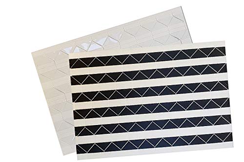 PISDEZ BiberART Fotoecken - Befestigung für Fotos - Fotobefestigung - praktische Klebeecken für Fotoalbum - hochwertige Aufkleber transparent oder schwarz - 102 Stück von PISDEZ