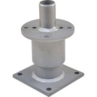 Pitzl - Pfostenträger (Stützfuß) 11008.6150 verstellbar mit Dorn-Rohr ø 42,4x70 mm von PITZL