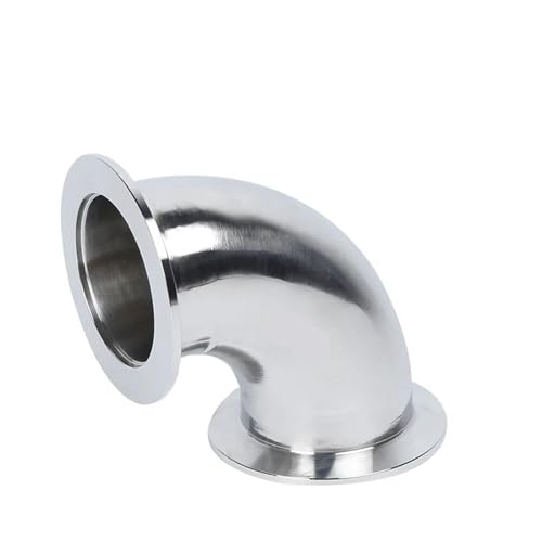 Edelstahl SS304 Ellenbogen 90 Grad Flansche Ellenbogen Vakuumarmaturen (KF25, 109 g) von PIUHDNH