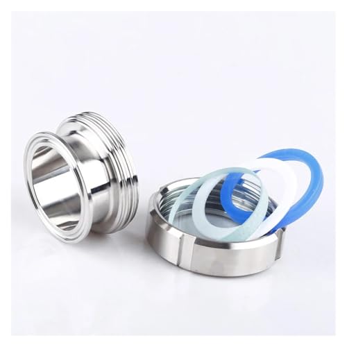 1 Stück 25/32/38/45/51/857/63/76/89 mm Tri Clamp Sichtglas Edelstahl 304 PIUHRKLEVD (51 mm x Hülse 64) von PIUHRKLEVD