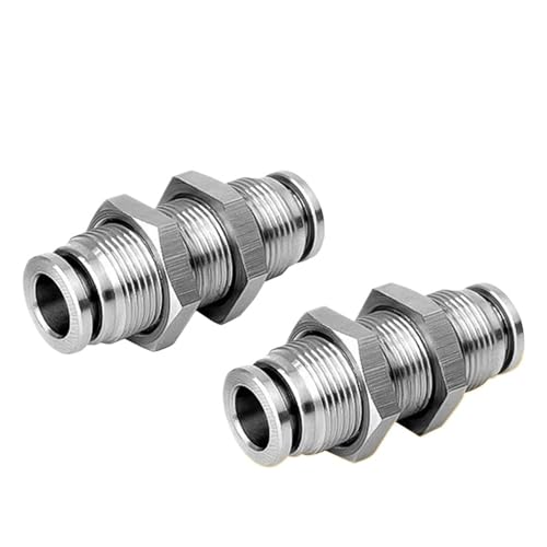 10 Stück PM 304 Edelstahl Schnellkupplung PM 304 4 6 8 10 12 mm 14 mm 16 mm PIUHRKLEVD Gasrohr-Anschlussplatte (PM-14) von PIUHRKLEVD