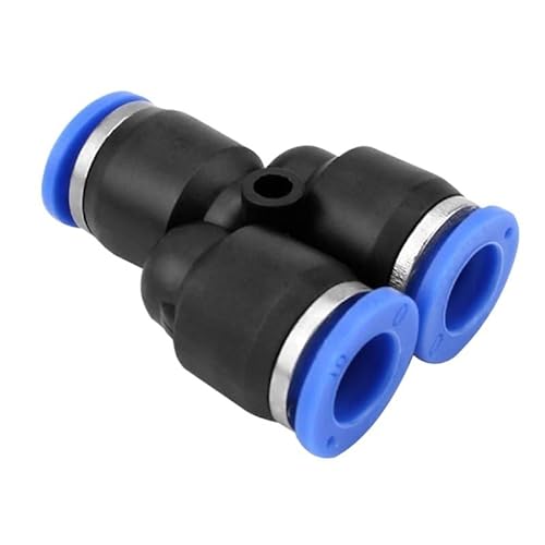 20/50 Stück pneumatische Armaturen, Luftschlauchverbinder, Schlauch, Schnellspanner, PE, PV, PU, PY SA PM, 4 mm, 6 mm, 8, 10, 12 mm, 16 mm, PIUHRKLEVD (PY, 6 mm), 50 Stück von PIUHRKLEVD