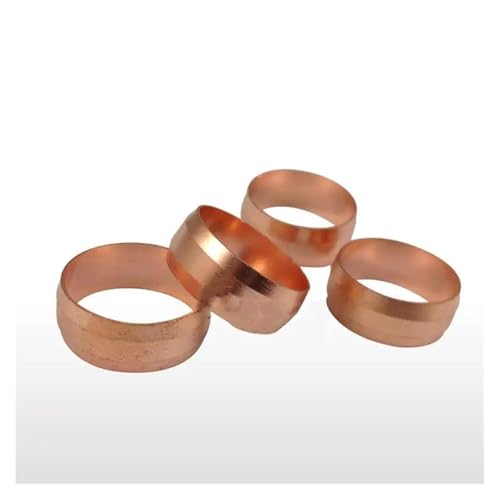 5 PCS Fit 22mm Tube OD Copper Ferrule Ring For Compression Union PIUHRKLEVD 5 PCS Fit 22mm Tube OD Copper Ferrule Ring For Compression Union PIUHRKLEVD von PIUHRKLEVD