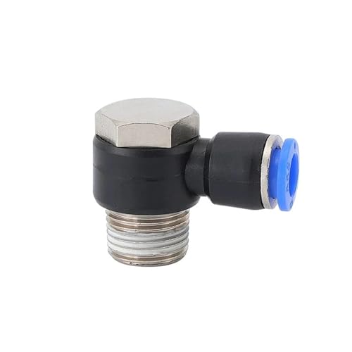 PH8-01 PH Winkelstück Außensechskant Pneumatischer Schnellverbinder Wasserrohr-Schlauchverbinder 1/8 Zoll 1/2 3/8 1/4 BSPT PIUHRKLEVD (PH8-01) von PIUHRKLEVD