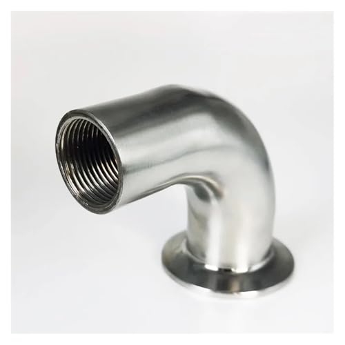 PIUHRKLEVD (DN32) DN15/DN20/DN25/DN32/DN40DN50 Innengewinde-Rohrverschraubung, 90-Grad-Winkel, 3,8 cm Tri-Klemme, 50,5 mm Hülse von PIUHRKLEVD