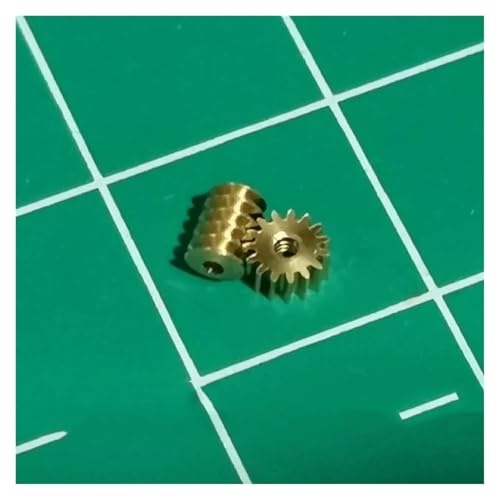 PIUHRKLEVD 0.2M 15T 0.8mm Shaft Hole Aperture Copper Metal Brass Worm Reduction Gear Set Reduction Gear 1:87 PIUHRKLEVD 0.2M 15T 0.8mm Shaft Hole Aperture Copper Metal Brass Worm Reduction Gear Set Reduction Gear 1:87 von PIUHRKLEVD
