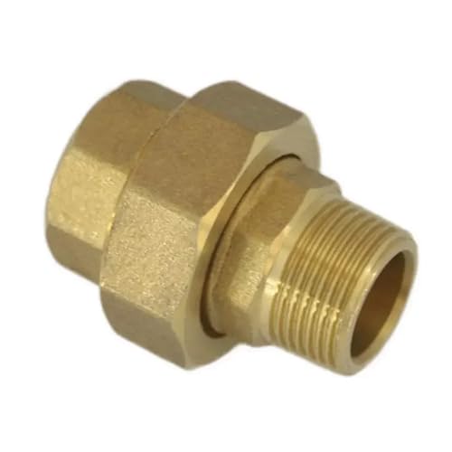 PIUHRKLEVD 1-1/4" DN32 Brass Female Male Thread Thickened Equal Diameter Flexible Joint Water Pipe Threaded Connection PIUHRKLEVD 1-1/4" DN32 Brass Female Male Thread Thickened Equal Diameter Flexible Joint Water Pipe Threaded Connection von PIUHRKLEVD