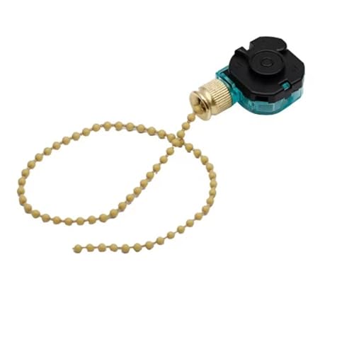 PIUHRKLEVD 1pc 3089TB-1 Ceiling Fan Light Lamp Replacement Parts 3position 4 Wire Pull Chain Control Light Switches Pull Switch von PIUHRKLEVD