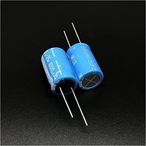 PIUHRKLEVD Kondensator-Set, 2 Stück/10 Stück, 1000 uF, 35 V, 16 x 25 mm, äußerst zuverlässige Zuverlässigkeit, 35 V, 1000 uF, Aluminium-Elektrolytkondensator AMNzOgOdL (Size : One Size) von PIUHRKLEVD