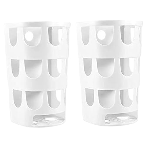 2pcs Kaninchen Heuhänger Hanging Cage Manger Hay Rack große Kapazitätsfuttermittel 4.8x3.9x7.8 Kleine, einfaches Füllplastiktier für Meerschweinchen, Hasen Kaninchen von PIUpiuLIANG