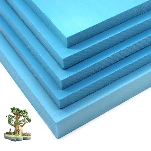 5pcs Foam Board, 11x7.9x0, 8 Zoll Hochdichte Schaum glattes DIY -Handwerk Polystyrol Block für das Handwerk der Modellierungsskulpturenplatte von PIUpiuLIANG