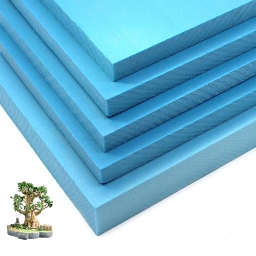 5pcs Foam Platine, 11x7.9x0, 8 Zoll Hochdichte Schaum glattes DIY -Handwerk Polystyrol Block für das Handwerk der Modellierungsskulptur von PIUpiuLIANG