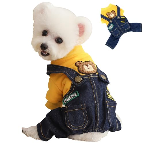 Hund Overalls weiche leichte gemütliche Polyester entzückende Hundebelte mit 2 Taschen für kleine mittelgroße Hunde Katzen Hund Overalls weiche leichte gemütliche Polyester entzückende Hundebelte mit 2 Taschen für kleine mittelgroße Hunde Katzen von PIUpiuLIANG