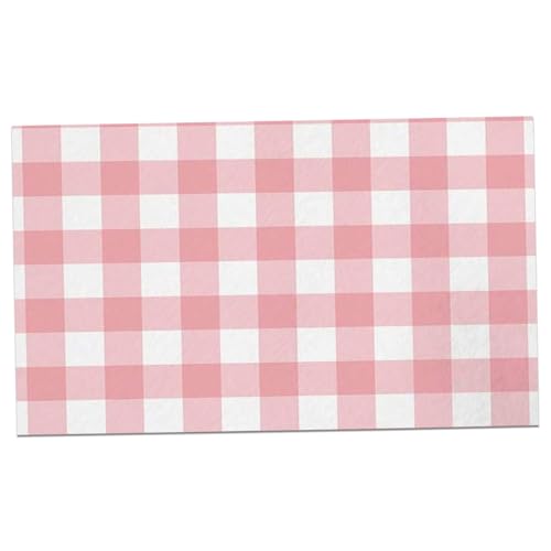 PIUpiuLIANG Bodenmatten 15.75x23.62 Elegantes Kariertes Muster süße dekorative Eingangstürmatte für die Küche Party zu Hause von PIUpiuLIANG