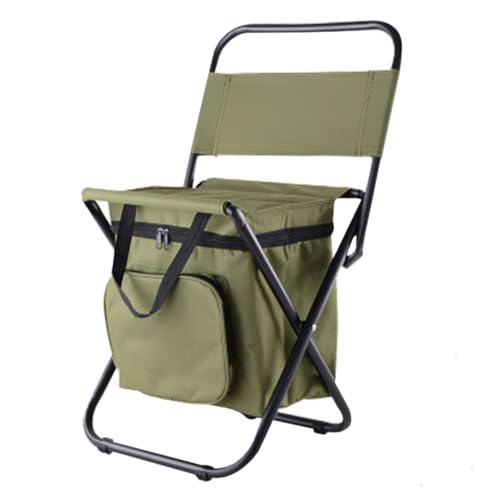 PIUpiuLIANG Campingstühle Falten Leichter Rucksackwanderungshocker mit isolierten Taschen Campingstühlen von PIUpiuLIANG