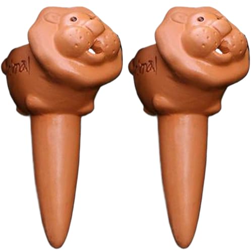 PIUpiuLIANG Selbstbewässerungspikes, 2pcs 50 ml niedliche Löwen Selbstbewässerungspflanzenspitzen für Innen- und Steckte im Freien im Freien Pflanzen Terrakotta PIUpiuLIANG Selbstbewässerungspikes, 2pcs 50 ml niedliche Löwen Selbstbewässerungspflanzenspitzen für Innen- und Steckte im Freien im Freien Pflanzen Terrakotta von PIUpiuLIANG
