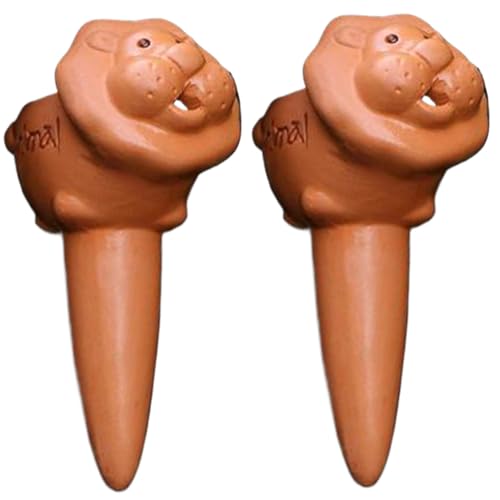 PIUpiuLIANG Selbstbewässerungspikes, 2pcs 50 ml niedliche Löwen Selbstbewässerungspflanzenspitzen für Innen- und Steckte im Freien im Freien Pflanzen Terrakotta PIUpiuLIANG Selbstbewässerungspikes, 2pcs 50 ml niedliche Löwen Selbstbewässerungspflanzenspitzen für Innen- und Steckte im Freien im Freien Pflanzen Terrakotta von PIUpiuLIANG