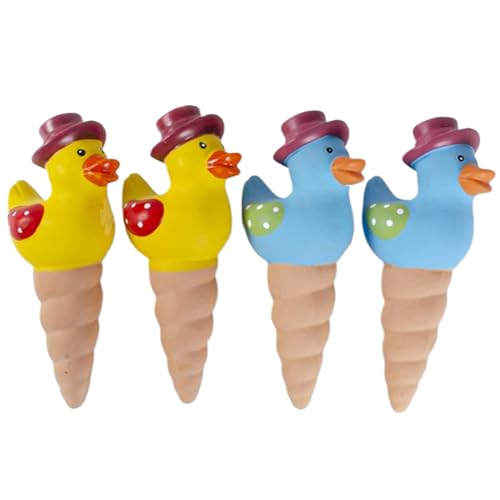 PIUpiuLIANG Terrakotta -Wasserspitzen, 4pcs 110 ml Selbstbewässerungspflanze Spikes, niedliche Entenform Automatischer Pflanzer Wasserer für Innengarten im Freien Garten Balkon Terrakotta PIUpiuLIANG Terrakotta -Wasserspitzen, 4pcs 110 ml Selbstbewässerungspflanze Spikes, niedliche Entenform Automatischer Pflanzer Wasserer für Innengarten im Freien Garten Balkon Terrakotta von PIUpiuLIANG