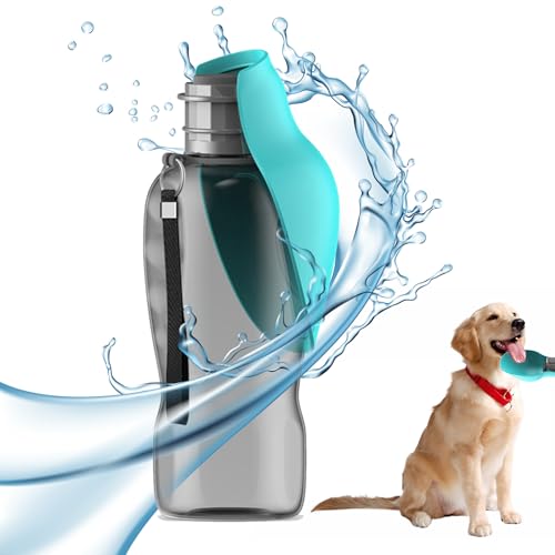 PIWOSGOL 800ml Hunde Trinkflasche für Unterwegs Tragbare Wasserflasche Hund von PIWOSGOL