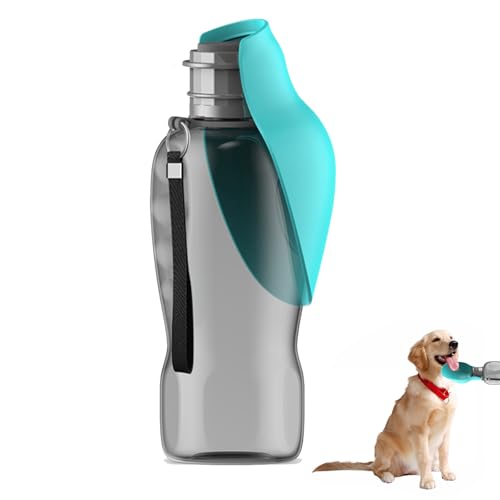 PIWOSGOL 800ML Trinkflasche Hunde für Unterwegs, Hunde Trinkflasche to Go Wasserflasche für Unterwegs für Wandern,Camping, Bergsteigen oder Reisen von PIWOSGOL