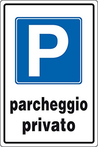 PIXLEMON Aluminiumschild 30 x 20 cm P Privatparkplatz PIXLEMON Aluminiumschild 30 x 20 cm P Privatparkplatz von PIXLEMON