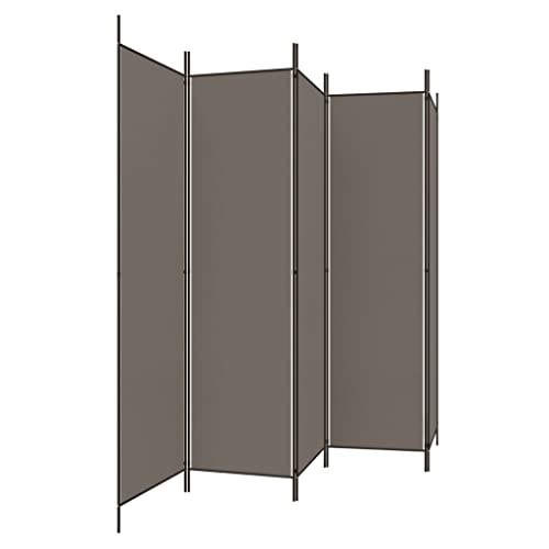 PIXZSSI 5-TLG. Raumteiler Indoor Anthrazit 250x200 cm Stoff Klappdesign Multifunktional Trennwand Wohnzimmer Paravent Dekorative Sichtschutz Schlafzimmer Hintergrundwand Privaten Ankleidebereich PIXZSSI 5-TLG. Raumteiler Indoor Anthrazit 250x200 cm Stoff Klappdesign Multifunktional Trennwand Wohnzimmer Paravent Dekorative Sichtschutz Schlafzimmer Hintergrundwand Privaten Ankleidebereich von PIXZSSI