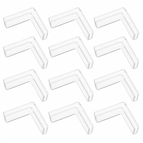 PIYANYO Transparente L-förmige Glasbefestigung, 90-Grad-Glasplattenverbinder für randlose Aquarien, Vitrinen und DIY-Glas-Fxation, 12 Stück PIYANYO Transparente L-förmige Glasbefestigung, 90-Grad-Glasplattenverbinder für randlose Aquarien, Vitrinen und DIY-Glas-Fxation, 12 Stück von PIYANYO