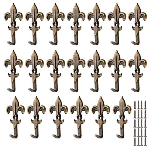 Kleiderhaken Metall 20 Stück Antiker Kleiner Haken Dekorativer Haken Kleiner Wandhaken Aus Zinklegierung Zum Aufhängen Geeignet Für Den Kleiderschrank Hinter Der Tür Schlafzimmer Der Küche 46X25mm Kleiderhaken Metall 20 Stück Antiker Kleiner Haken Dekorativer Haken Kleiner Wandhaken Aus Zinklegierung Zum Aufhängen Geeignet Für Den Kleiderschrank Hinter Der Tür Schlafzimmer Der Küche 46X25mm von PIYYQNY