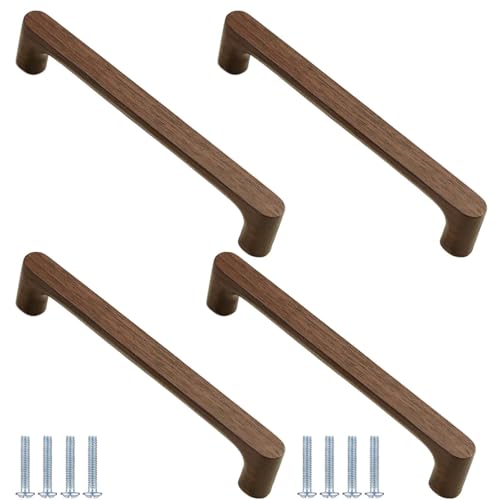 PIYYQNY Schubladengriffe 4 Stück Schranktürgriffe Aus Massivholz Schubladen- Und Schrankgriffe Aus Holz Für Kleiderschränke Weinschrankschubladen Inneneinrichtung Für Zuhause(Walnuss Lochmitte 160mm) PIYYQNY Schubladengriffe 4 Stück Schranktürgriffe Aus Massivholz Schubladen- Und Schrankgriffe Aus Holz Für Kleiderschränke Weinschrankschubladen Inneneinrichtung Für Zuhause(Walnuss Lochmitte 160mm) von PIYYQNY