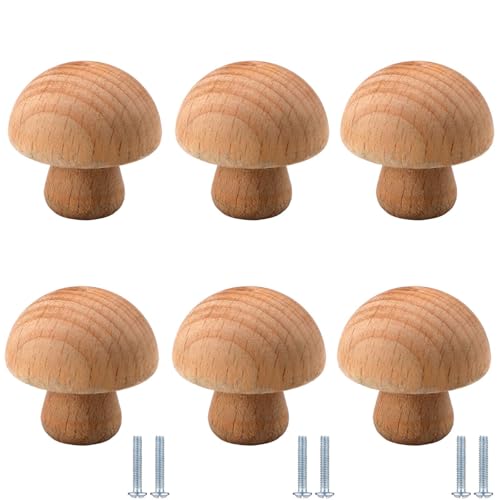 Schubladenknauf Griff 6 Stück Runde Schrankknöpfe Aus Holz Griffe Aus Massivholz Für Kleiderschranktüren Im Kinderzimmer Mit Schrauben Geeignet Für Kommodenschubladen Schrankbeschläge(Buche 40mm) Schubladenknauf Griff 6 Stück Runde Schrankknöpfe Aus Holz Griffe Aus Massivholz Für Kleiderschranktüren Im Kinderzimmer Mit Schrauben Geeignet Für Kommodenschubladen Schrankbeschläge(Buche 40mm) von PIYYQNY