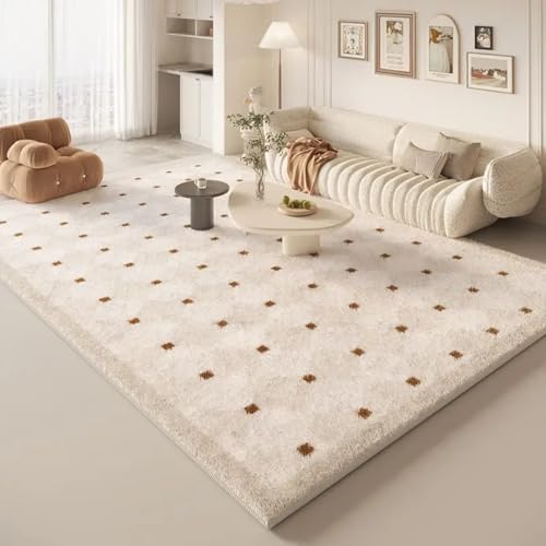 PIZZZENO Große Teppiche für Schlafzimmer, flauschig, weich, Arbeitszimmer, moderner Stil, Wohnzimmerdekoration, Teppich, Dicke Garderobenmatte (80 x 120 cm/A) von PIZZZENO