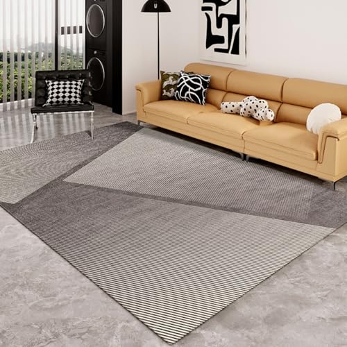 PIZZZENO Minimalistisches Schlafzimmerdekor, Dicke Plüsch-Bodenmatte für den Nachttisch, große Teppiche für die Garderobe im Wohnzimmer, Flauschiger, weicher Teppich (100 x 160 cm/B) von PIZZZENO
