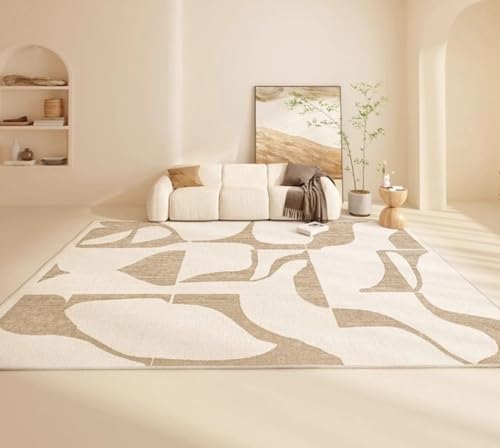 PIZZZENO Schlafzimmerdekor, Plüsch, flauschig, weich, Lounge-Bodenmatte, Dicker Plüsch-Studienteppich, großflächige Teppiche für das Wohnzimmer (80 x 120 cm/D) von PIZZZENO