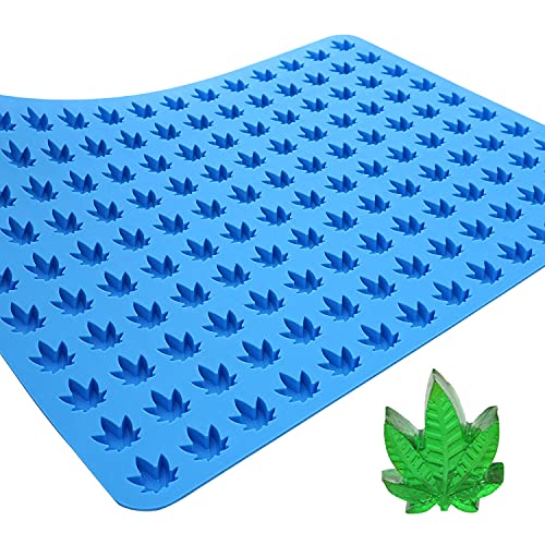 Silikonform für Süßigkeiten, Marihuana-Blatt, halbe Blatt von PJ Bold