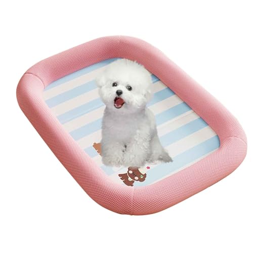 PJDDP Kühlmatte Für Hunde, Kühlmatte Katzen, Haustier-Kühlmatte, Kratzfester Oberfläche, rutschfest, Perfekt Für Heiße Sommertage,Rosa,M PJDDP Kühlmatte Für Hunde, Kühlmatte Katzen, Haustier-Kühlmatte, Kratzfester Oberfläche, rutschfest, Perfekt Für Heiße Sommertage,Rosa,M von PJDDP