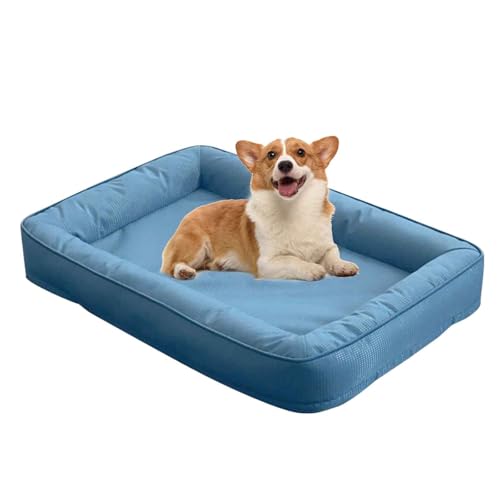 PJDDP Orthopädisches Hundebett, Wasserdichtes Hundebett, Hundebetten rutschfeste Unterseite, Abnehmbar Und Waschbar, Für Kleine Hunde, Mittelgroße Hunde,Blau,L PJDDP Orthopädisches Hundebett, Wasserdichtes Hundebett, Hundebetten rutschfeste Unterseite, Abnehmbar Und Waschbar, Für Kleine Hunde, Mittelgroße Hunde,Blau,L von PJDDP