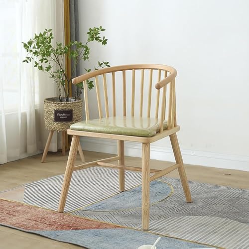 PJGFBYT Esszimmerstuhl aus Massivholz, Mitte des Jahrhunderts mit gepolstertem Sitz und Massivholzbeinen, Farbe: D PJGFBYT Esszimmerstuhl aus Massivholz, Mitte des Jahrhunderts mit gepolstertem Sitz und Massivholzbeinen, Farbe: D von PJGFBYT