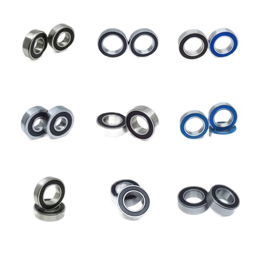 2 Stück 16100 2RS Lager 10x28x8 mm MR16100 RS Fahrradnabe Vorder- und Hinterradnabe Radlager 10 * 28 * 8 Nicht standardmäßige 6000 16100RS Lager(13215-2RS 13x21x5mm) von PJKTBEYI