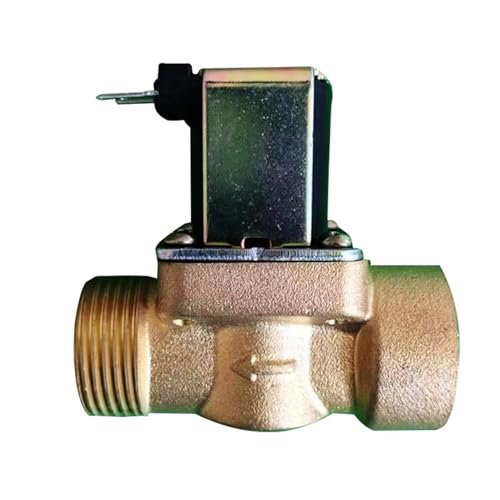 3/4'' Male to Female Normally Closed Electric Brass Solenoid Valve Magnetic Switch DC 12V 24V AC 110V 220V Solar Hot Water Valve(12v) von PJKTBEYI