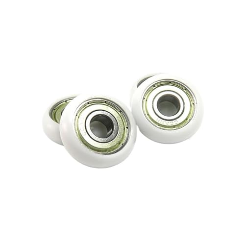 4 Stück 8x28x10 POM-beschichtete Rolle BSR60828-10 28 mm Durchmesser 8 mm Welle POM-Rad 8 * 28 * 10 Rudergerät-Sitzscheibe von PJKTBEYI