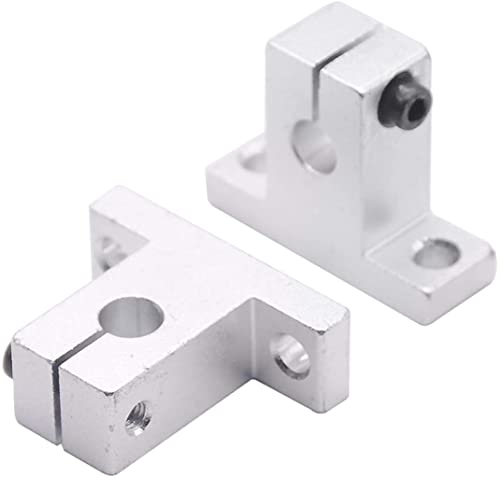 Führungen, 10 Stück SK25 25 mm Linearlager-Schienenwellenunterstützung for XYZ-Tisch-CNC-Fräser SH25A Linearbewegungsführungen von PJKTBEYI