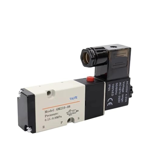 Magnetventil 4M 4M110-M5/06 4M210-08/06 4M310-08/10 4M120-M5/06 4M220-06/08 4M320-08/10 AC220V DC24V(4m320-10,220V) von PJKTBEYI