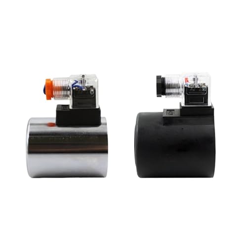 PJKTBEYI 1pcs Hydraulic Solenoid Valve Coil MFB12-90YC AC220 110V MFZ12-90YC DC24 12v Inner Hole 31.5/26 Length 75/72mm 36W 4WE10E/J/B/D/F/H/C(MFZ12-90YC 36W DC12V) von PJKTBEYI