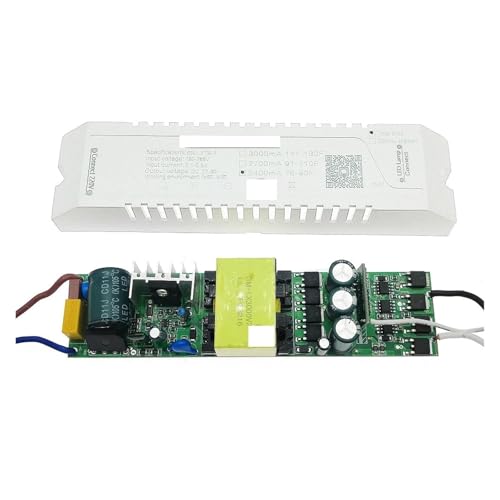 PJKTBEYI 2,4G App LED-Treiber 600mA-3000mA 24V Ausgang Konstante Spannung 2Pin Bicolor Parallel LED Streifen Netzteil 110V 220V GM-LXTM-F(DC22-30V-2400mA,AC180-265V-WITHOUT Remote) von PJKTBEYI