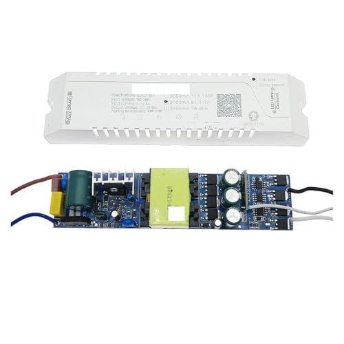 PJKTBEYI 2,4G App LED-Treiber 600mA-3000mA 24V Ausgang Konstante Spannung 2Pin Bicolor Parallel LED Streifen Netzteil 110V 220V GM-LXTM-F(DC22-30V-800mA,AC180-265V-WITHOUT Remote) von PJKTBEYI