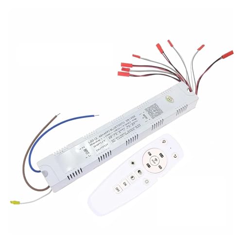 PJKTBEYI 2,4G Intelligenter Bluetooth-Treiber 40W 50W 60W 80W 120W 240W APP-Fernbedienung Netzteil Dimmen & Farbveränderbarer Transformator(2pin-50-72wx8) von PJKTBEYI