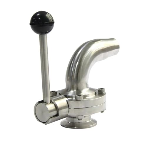 PJKTBEYI 2" 45mm-51mm SS304 Stainless Steel one Side 2" Tri Clamp one Side Elbow Butterfly Valve(51mm) von PJKTBEYI